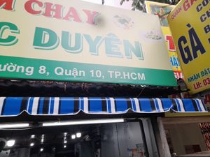 Name at Phuoc Duyen Vegan in Ho Chi Minh City