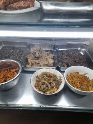 Com chay selection at Phuoc Duyen Vegan in Ho Chi Minh City