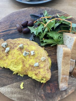 Vegan omelet. This was our favorite!  at Kaiaroha Vegan Deli and Eatery in Auckland