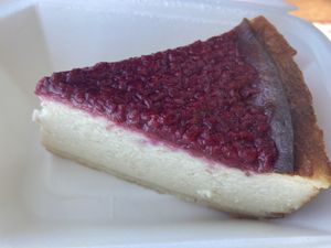 Cheesecake at Kaiaroha Vegan Deli and Eatery in Auckland