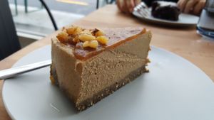 Cheese Cake at Kaiaroha Vegan Deli and Eatery in Auckland