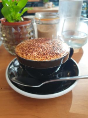 Soy Cappuccino at Kaiaroha Vegan Deli and Eatery in Auckland