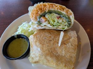 Chile rellano burrito at Los Dos Amigos in Las Vegas