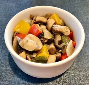 Sautéed mushrooms  at Aqua Cafe in Dubai