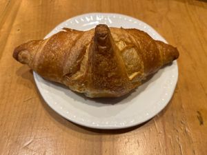 Vegan chocolate croissant   at Lu-Ma Cafe in South West London