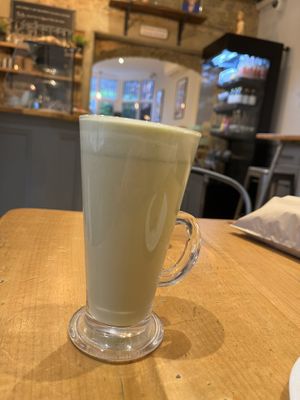 Oat matcha latte   at Lu-Ma Cafe in South West London