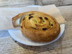 Pain aux raisins  at Lu-Ma Cafe in South West London