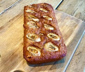 Banana Bread. Vegan, refined sugar and gluten free  at Lu-Ma Cafe in South West London
