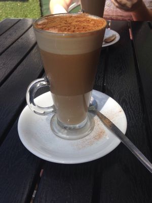 Coffee at Lu-Ma Cafe in South West London