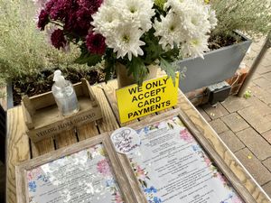 menu at Lu-Ma Cafe in South West London