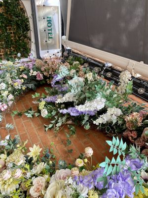 outside at Lu-Ma Cafe in South West London