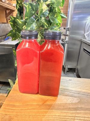 Fresh juices   at Chakra Chow  in Frisco