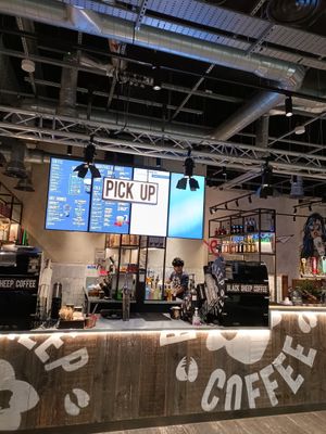 Front counter at LTN - Black Sheep Coffee  in Luton