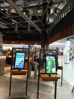 More seating and ordering right of counter at LTN - Black Sheep Coffee  in Luton