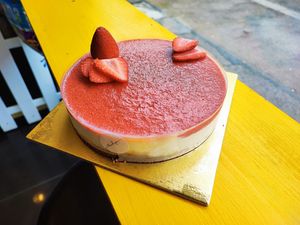 Semifreddo con gelatine di fragole! at Dolcevita  in Turin