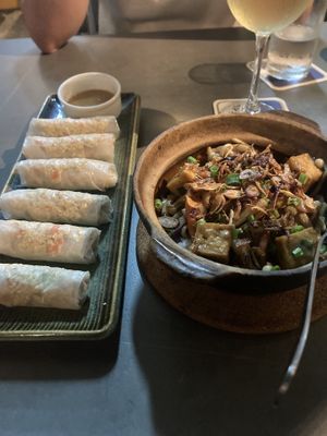   Spring Roll & Tofu Clay Pot   at Sao Nam  in Kuala Lumpur