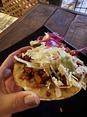 Tostada   at El Bajón Vegano in Playa Del Carmen