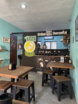   at El Bajón Vegano in Playa Del Carmen