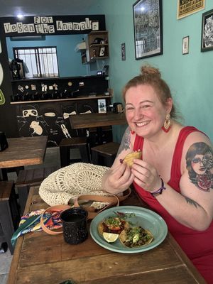   at El Bajón Vegano in Playa Del Carmen