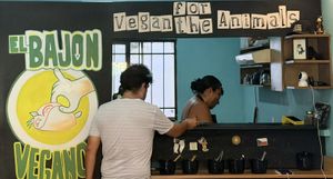   at El Bajón Vegano in Playa Del Carmen