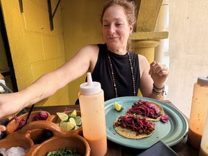   at El Bajón Vegano in Playa Del Carmen