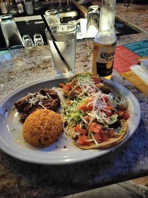 These are vegan chorizo tacos at La Cantina in Chicago