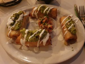 Chimichangas at La Cantina in Chicago