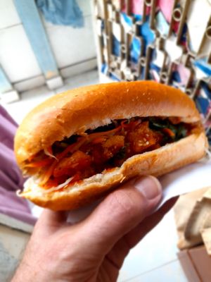 Excellent vegan banh mi at Quán Chay 20.6 Vegan in Ho Chi Minh City