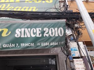 Phone number at Quán Chay 20.6 Vegan in Ho Chi Minh City