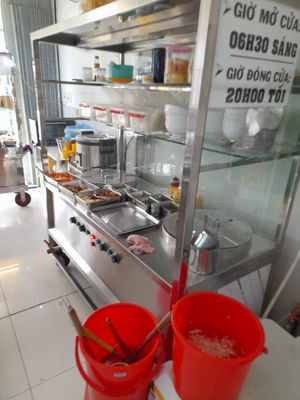 Kitchen area at Quán Chay 20.6 Vegan in Ho Chi Minh City