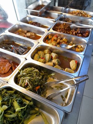 Com chay selection at Quán Chay 20.6 Vegan in Ho Chi Minh City