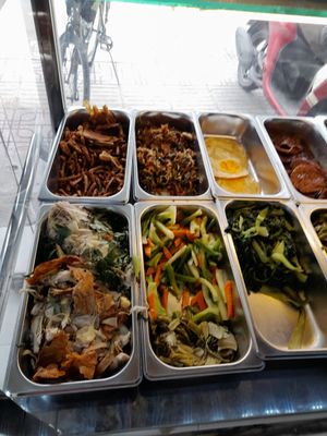 Com chay selection at Quán Chay 20.6 Vegan in Ho Chi Minh City
