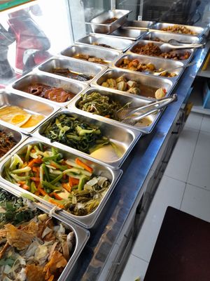 Com chay selection at Quán Chay 20.6 Vegan in Ho Chi Minh City