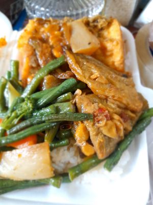 My vegan food at Hoa Tam in Ho Chi Minh City