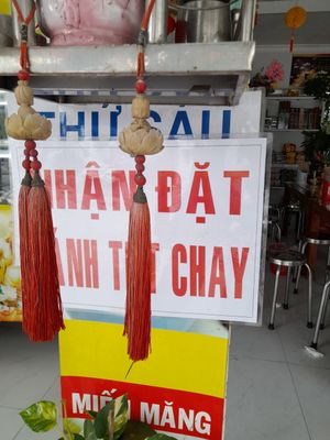 Notice at Hoa Tam in Ho Chi Minh City