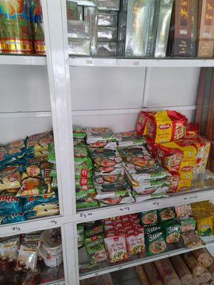 Vegan products for sell at Hoa Tam in Ho Chi Minh City