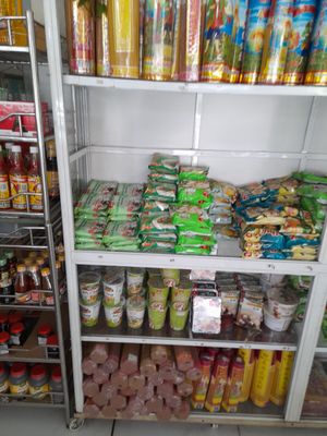 Vegan products for sell at Hoa Tam in Ho Chi Minh City