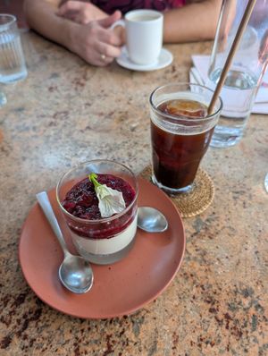 Pannacotta at The Flying Goat in Anjuna