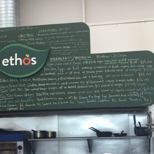 menu at Huckleberry Cafe in New Lynn