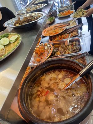   at Lá Quán Buffet Chay in Ho Chi Minh City