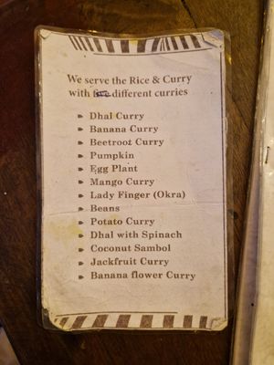 All curries are vegan at House of Kitchen in Ella