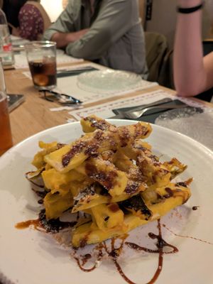 Fried eggplant at KAKTUS in Villaviciosa De Odon