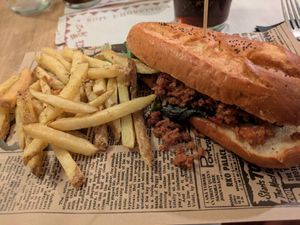 Vegan sandwich at KAKTUS in Villaviciosa De Odon
