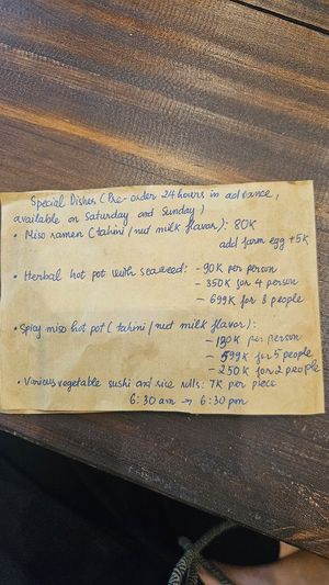 Hot Pot to pre-order at Saturday and Sunday! at Tiệm chay Chan Đà Lạt in Da Lat