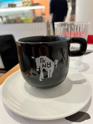 Branded cup. at GNOU in Athens