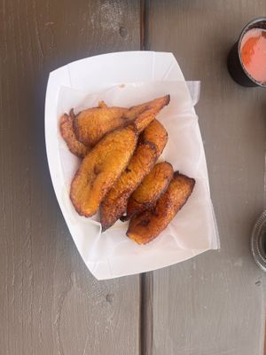 Plantains  at Elubia's Kitchen Isla Vista in Isla Vista
