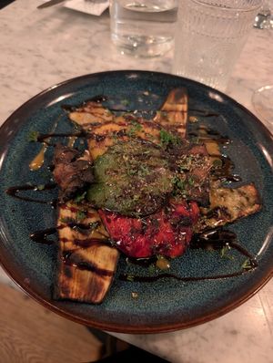 Grilled vegetables at Ella - Taste Of Greece in Edinburgh