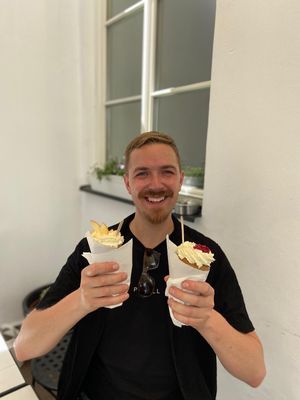   at Cafe u Kajetána in Prague