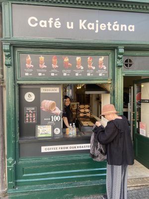   at Cafe u Kajetána in Prague
