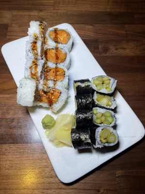 Sweet Potato Roll and Asparagus Roll  at Sushi Masa  in Pensacola
